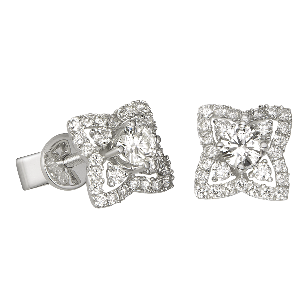 Hoa tai Sora Grace & Pearl đ&iacute;nh đ&aacute; vu&ocirc;ng xoay thanh lịch